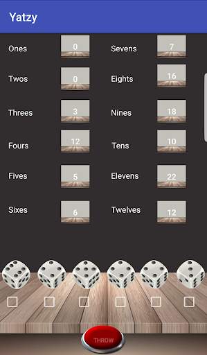 Yatzy - Share Score Online screenshot 1