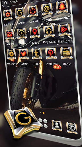 Sport Bike Launcher Theme screenshot 3