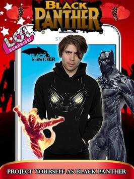 Black Panther Mask Photo Editor 1 تصوير الشاشة