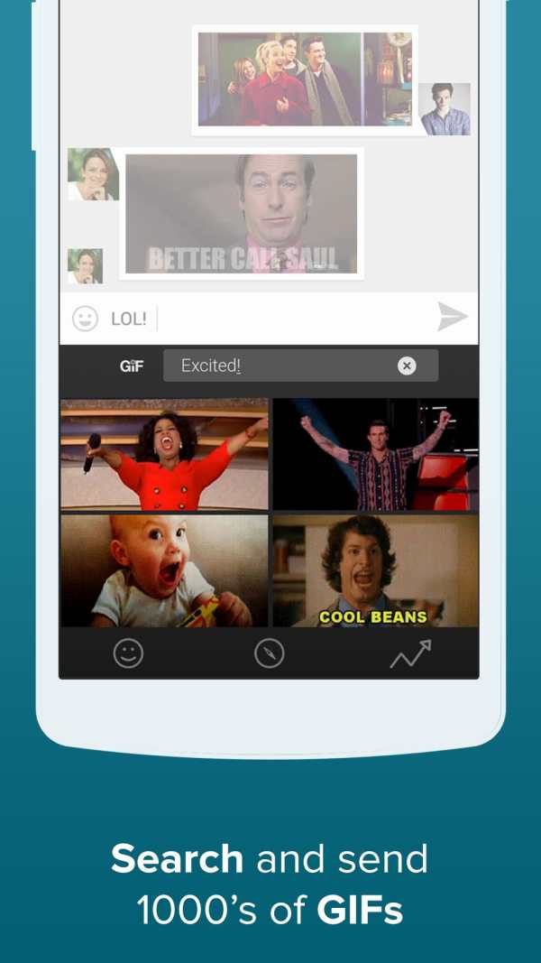 Fleksy   GIF Keyboard Free screenshot 19
