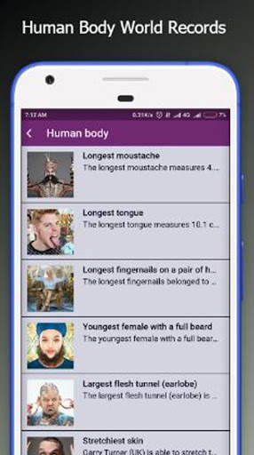 Guinness World Records List App скриншот 5