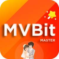 MVBit master -MV master Lyrical Video Status Maker logo
