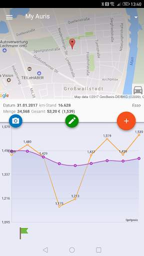MyFuelLog2 screenshot 1