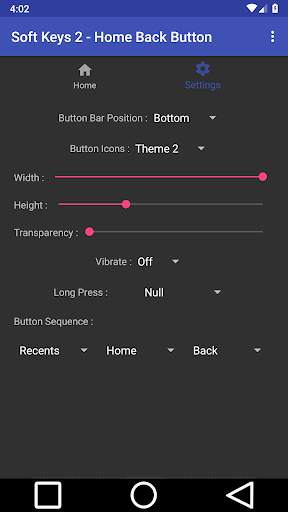 Soft Keys 2 - Home Back Button screenshot 3