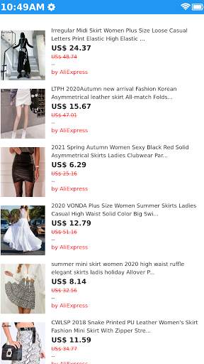 Women's Skirts Online Shopping App Cheap Skirts screenshot 3