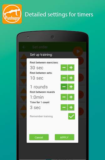 My Pushups workout screenshot 4