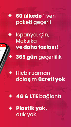 DENT: Tüm Dünyada eSIM Verisi screenshot 3