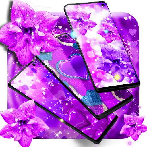 Purple live wallpaper 24.1