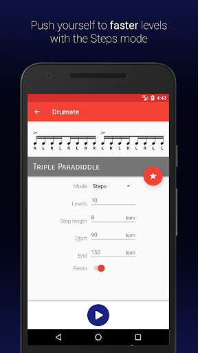Drumate Free - Drum Rudiments screenshot 4