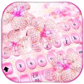 Diamant Blume Tastatur Thema icon