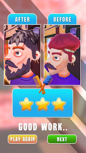 Fade King Barber Shop Game screenshot 1