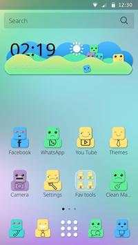 Cute Face Theme screenshot 2