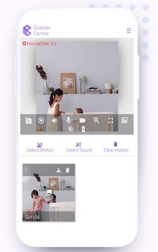 Guardian Camera - CCTV Surveillance & Baby Monitor screenshot 4