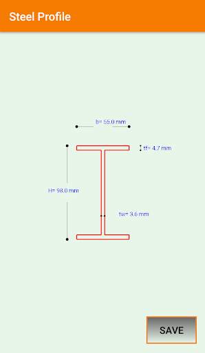 Steel profiles screenshot 3