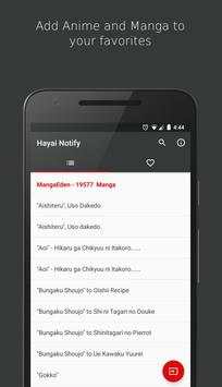 Manga & Anime Notifications - Hayai Notify screenshot 4