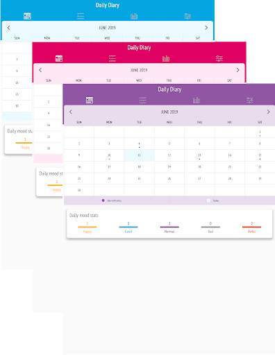 Daily Diary : Journal with lock, photo, mood chart screenshot 9