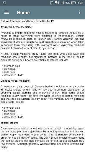 Premature Ejaculation : Information and Tips screenshot 6
