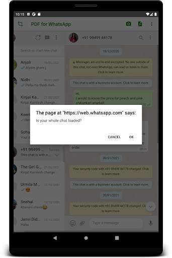 PDF for WhatsApp screenshot 13