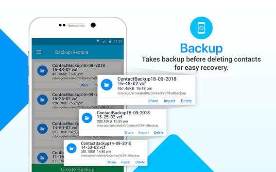 Multiple Contacts Cleaner Pro 15 تصوير الشاشة