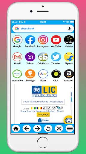 Internet Browser and web explorer screenshot 1