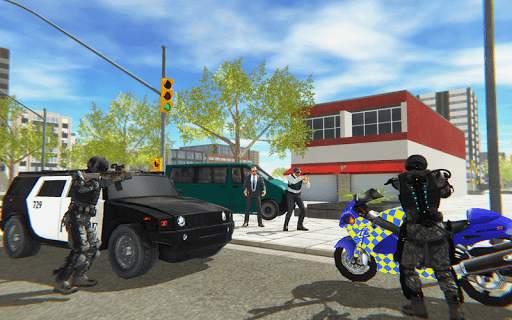 Police Bike Real Crime City Driver screenshot 5