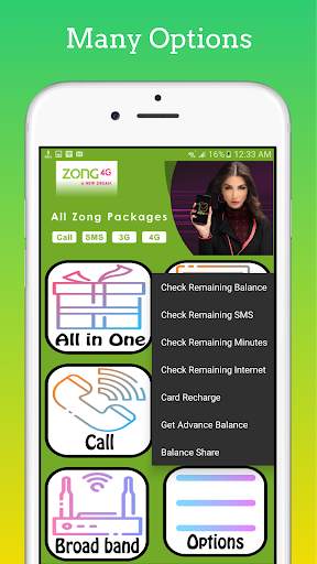 Zong Packages: Call, SMS & Internet 2020 screenshot 4