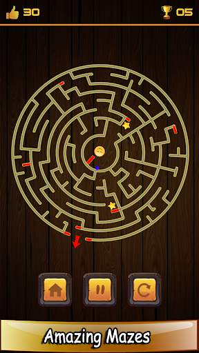 Maze Games : Labyrinth board Classic Maze Puzzle screenshot 7
