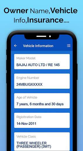 RTO Vehicle Information App screenshot 5