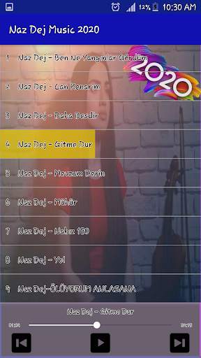 Naz Dej اغاني تركية 2020 screenshot 2