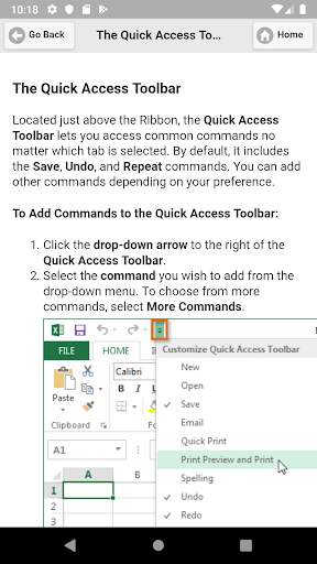 Tutorial for Excel скриншот 4