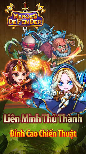 Defender Heroes: Game Chiến Thuật Idle TD screenshot 1