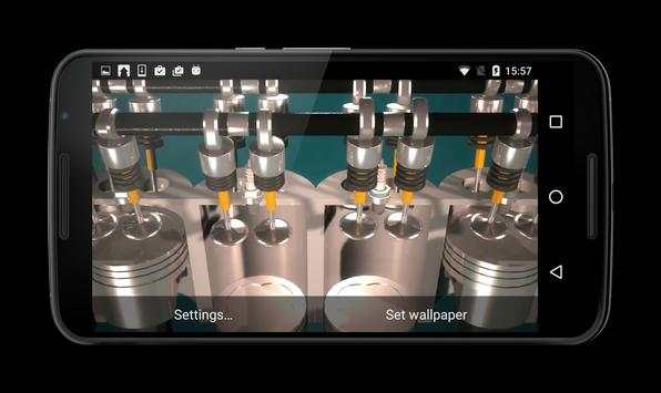 Engine 3D Live Wallpaper HD screenshot 4