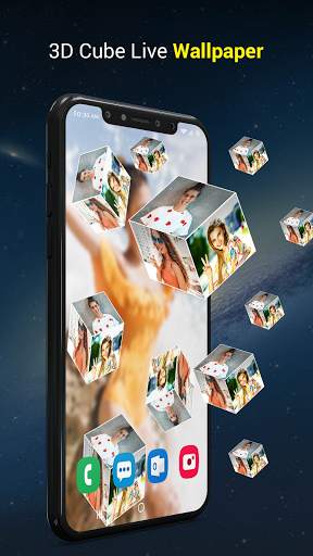 Photo 3D Cube Live Wallpaper screenshot 1