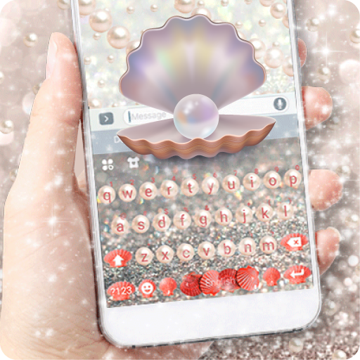 Beautiful Pearl Keyboard Theme icon