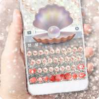 Beautiful Pearl Keyboard Theme on 9Apps