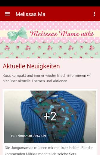Melissas Mama näht screenshot 1