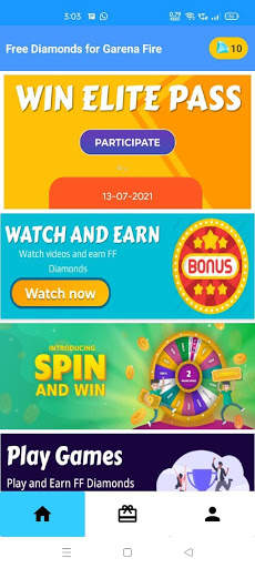 Free Diamonds for Garena Fire screenshot 1