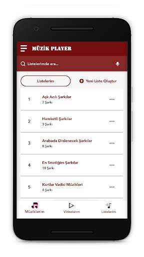 Müzik Player screenshot 3