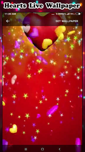 Heart Live Wallpapers: Live Wallpapers 7 تصوير الشاشة