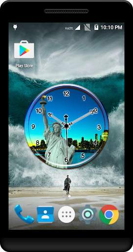 New York Clock Live Wallpaper screenshot 1