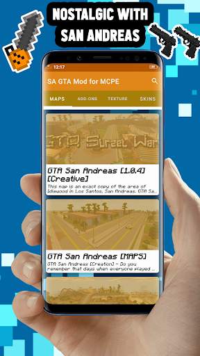 SA GTA Mod for MCPE screenshot 2
