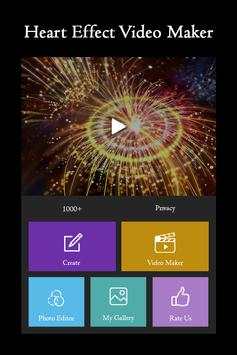 Heart Photo Effect with Video Maker screenshot 1