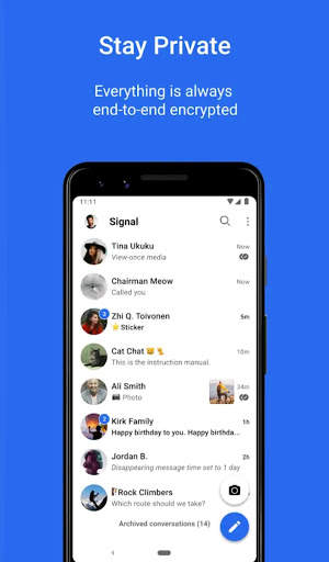 ViaChat Private Messenger screenshot 1