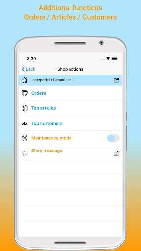 Mobile Shopmanager Shopware screenshot 5