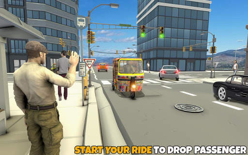 Modern Tuk Tuk Rickshaw Driving Simulator screenshot 2