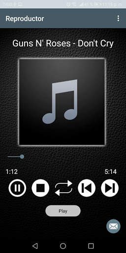 Reproductor (Music Player) 1 تصوير الشاشة