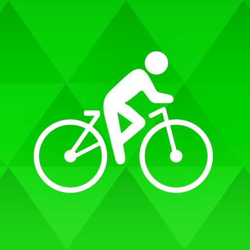 Bike Ride Tracker. Bicycle GPS icon
