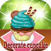cupcakes decorate game icon
