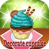 cupcakes decorate game logo