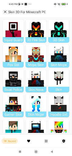 Skins 3D For Minecraft PE screenshot 1